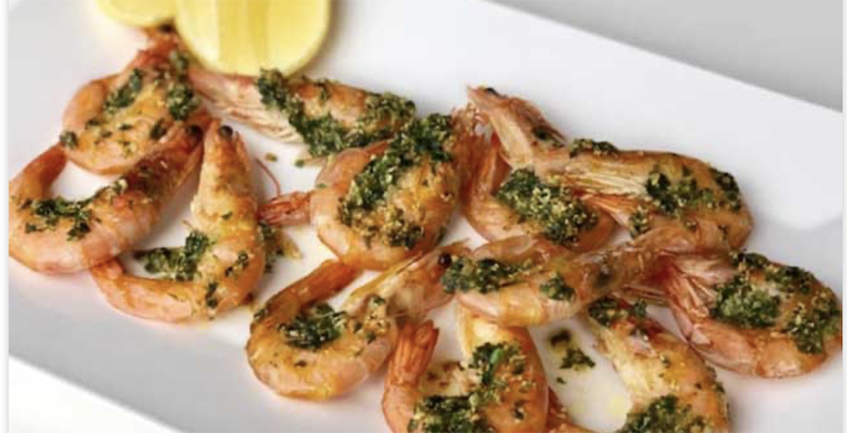 SAUTEED SHRIMPS WITH GARLIC AND PARSLEY (GLUTEN FREE)