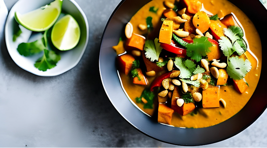 SWEET POTATO & PEANUT CURRY (VEGAN)