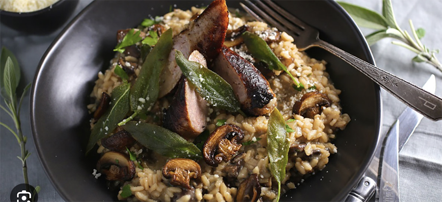 PORTABELLO & SAGE RISOTTO