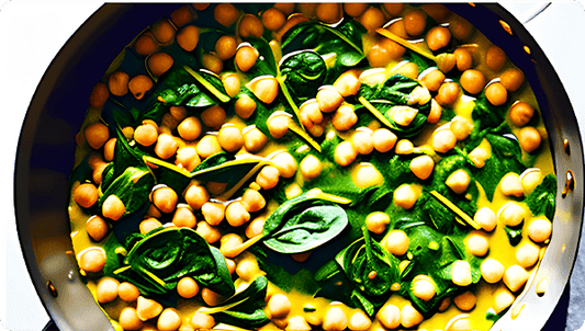 Creamy Chickpea and Spinach Curry (Ground Coriander)