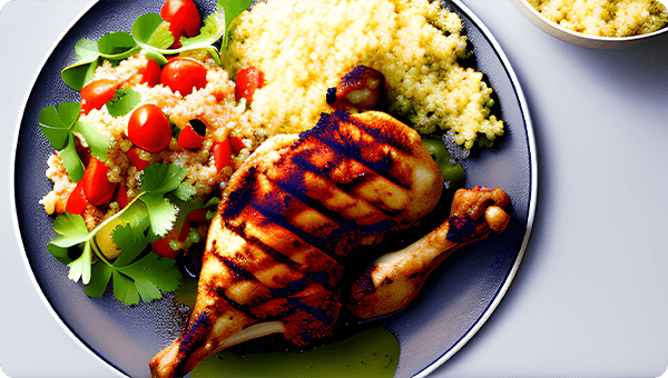 Grilled Moroccan Spiced Chicken (Ground Coriander - Bonus)