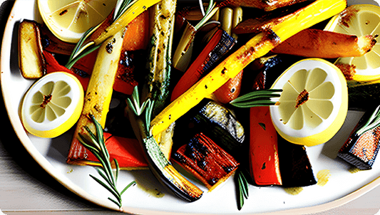 Lemon Tarragon Roasted Vegetables