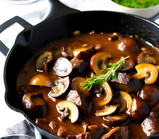 Beef and Mushroom Skillet