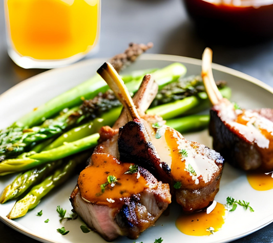 Honey Mustard Glazed Lamb Chops