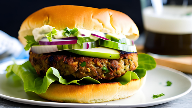 Easy Falafel Burgers (Vegan)