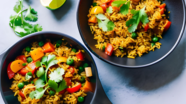 One-Pan Spicy Rice (Vegan)