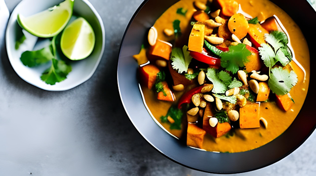 Sweet Potato & Peanut Curry (Vegan)