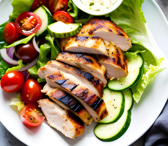 Cajun Grilled Chicken Salad