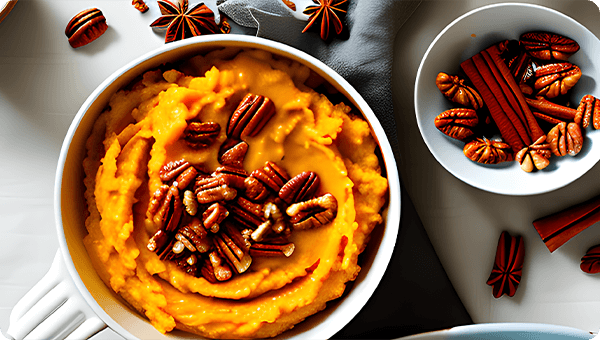 Spiced Sweet Potato Mash (Ground Cloves)